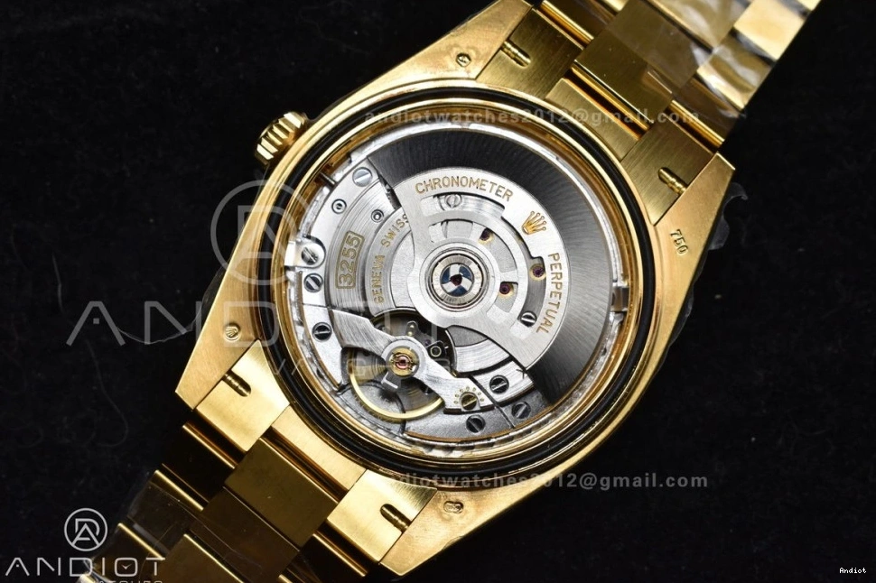 228238 Day VR3255 Green 1:1 President Weight) Roman (Gain 40 on Date Dial Best Bracelet Edition YG ARF 0327